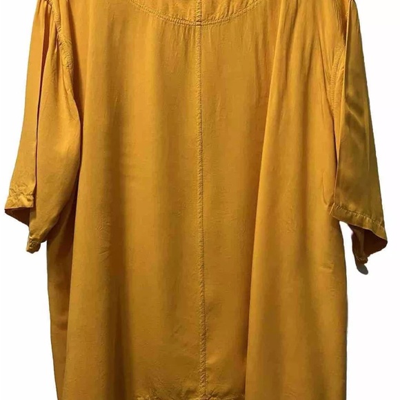 LA BASS Art To Wear Orange Lagenlook Tunic Plus Size B58 - Picture 3 of 5